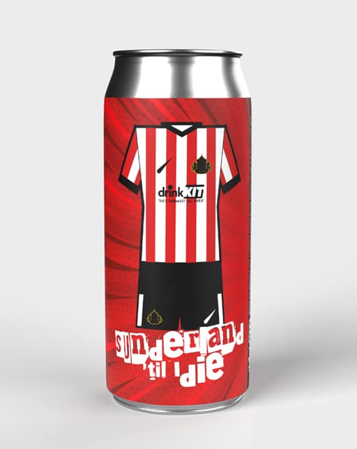 Sunderland Home Kit Inspired Beer 6x440ml can pack