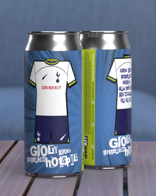 Tottenham Home Kit Inspired Beer 6x440ml can pack